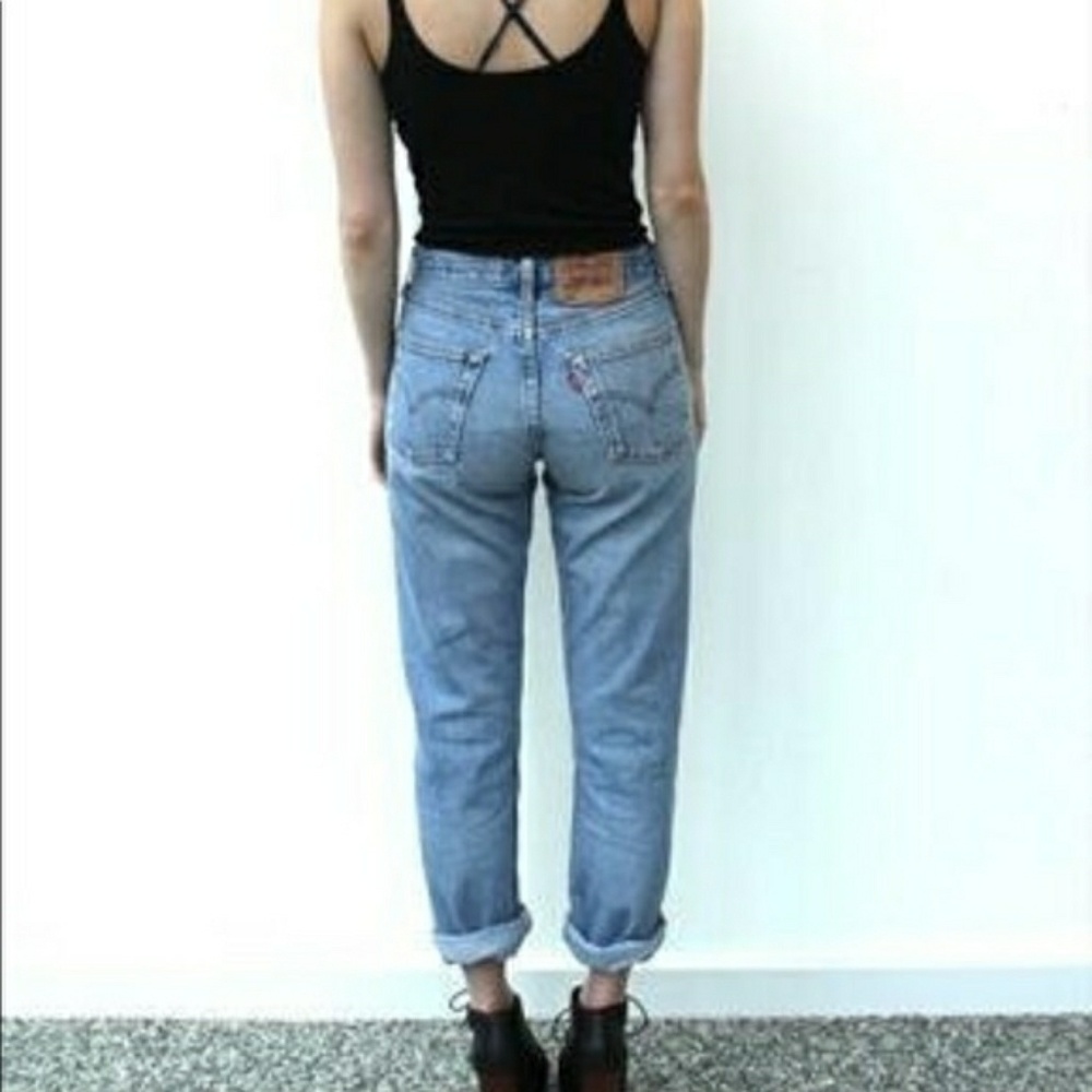 WOMEN'S VINTAGE LEVIS 550 HIGH WAISTED JEANS 36x34